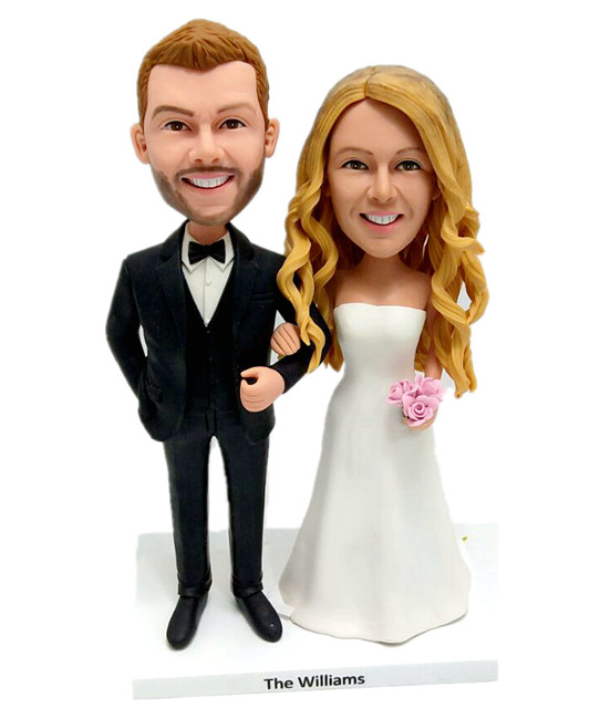 Custom wedding cake toppers traditional wedding cake topper